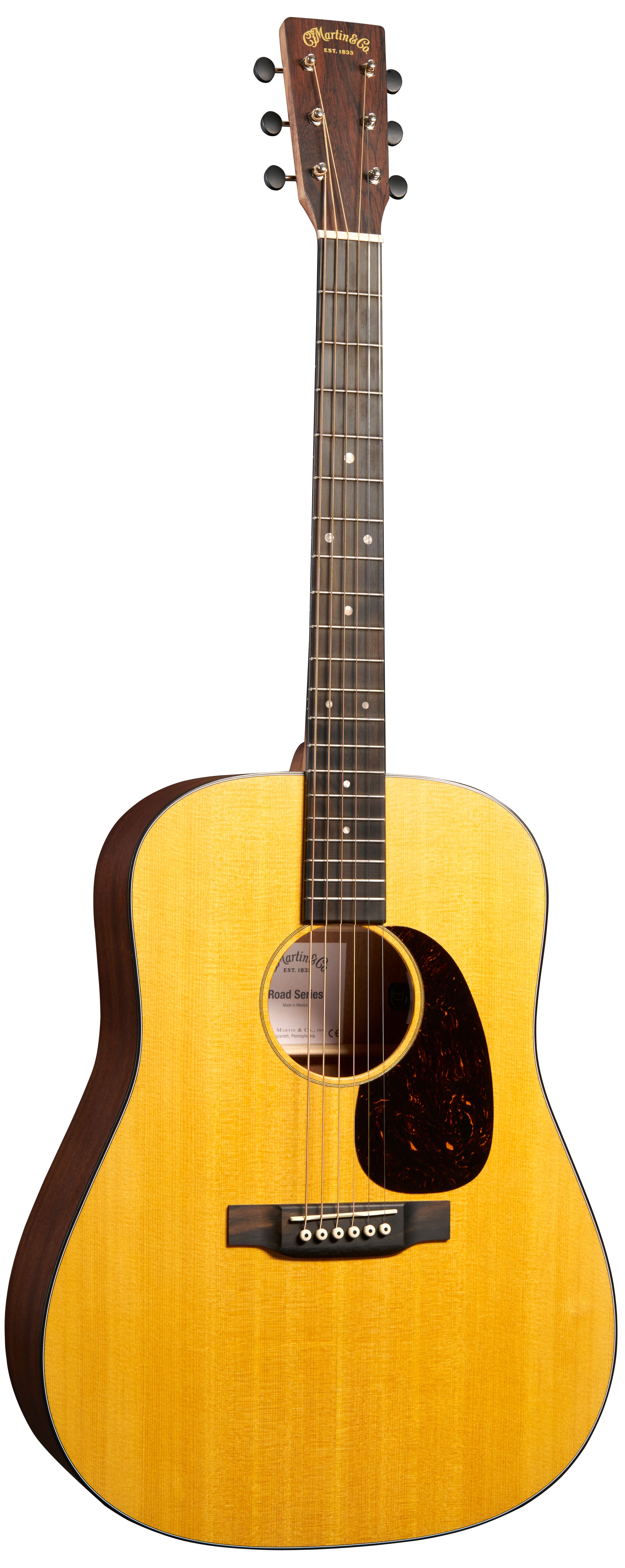 Martin D-10E Road Series Retro Dreadnought in Spruce/Sapele in Soft Shell Case
