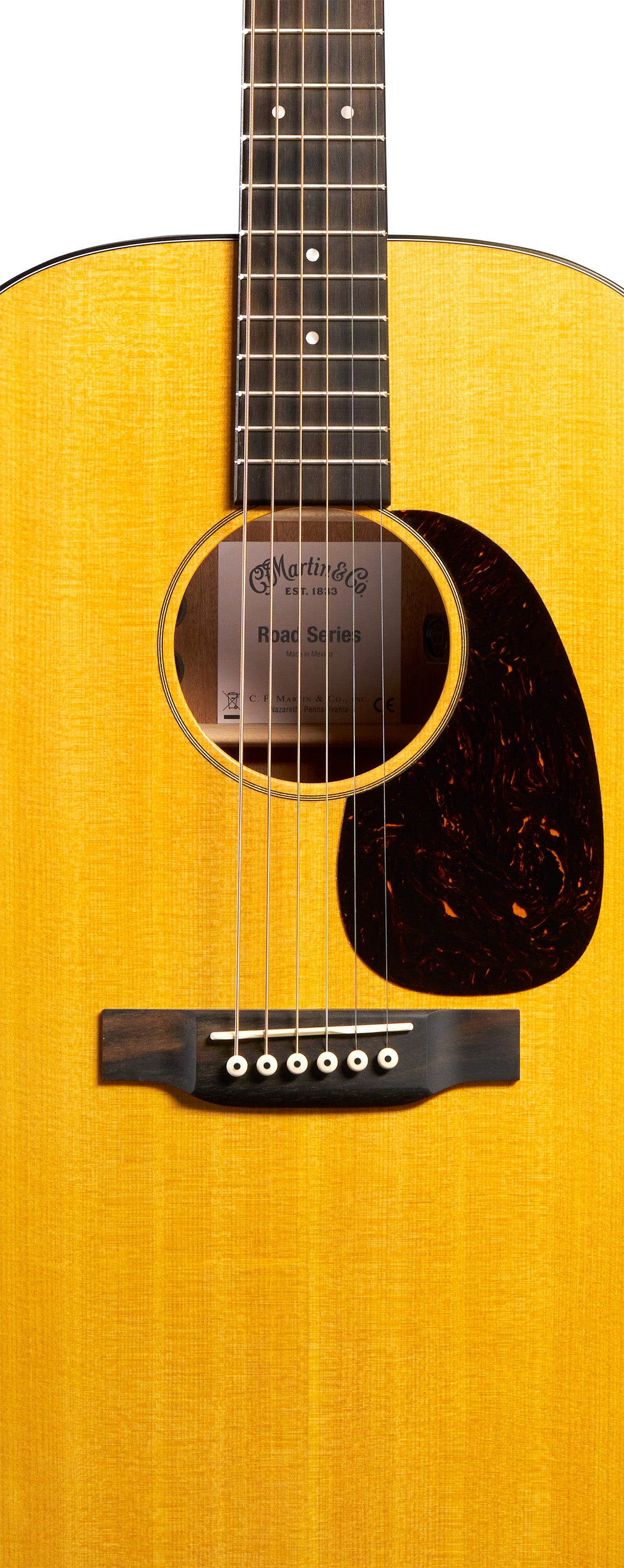 Martin D-10E Road Series Retro Dreadnought in Spruce/Sapele in Soft Shell Case