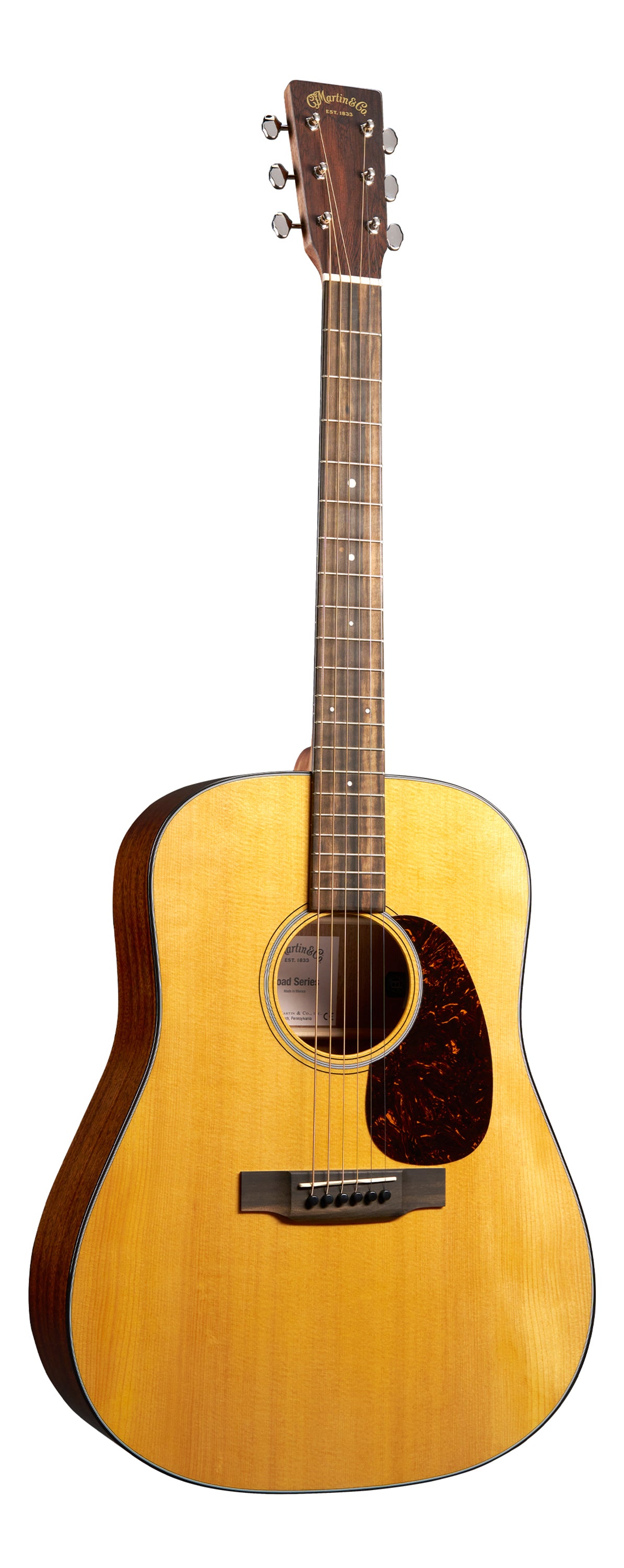 Martin D-12E Road Series Retro Dreadnought en épicéa/sapele dans un étui souple