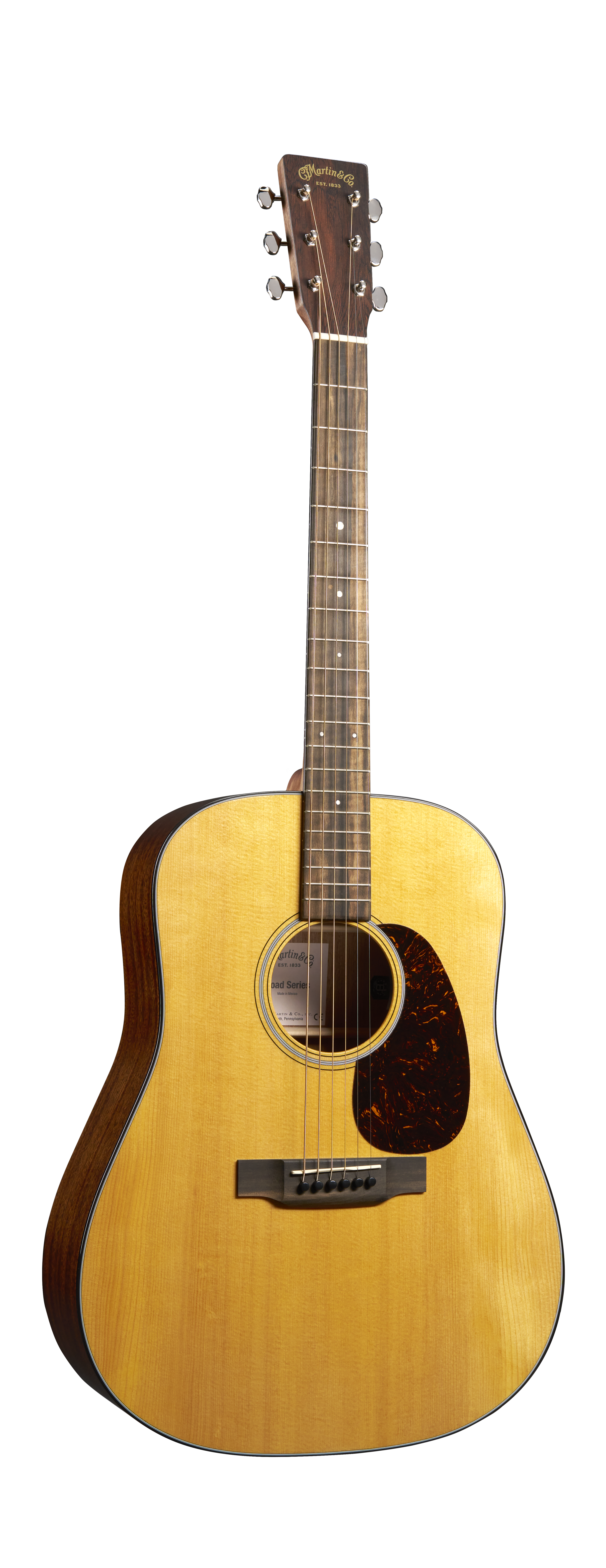 Martin D-12E Road Series Retro Dreadnought en épicéa/sapele dans un étui souple