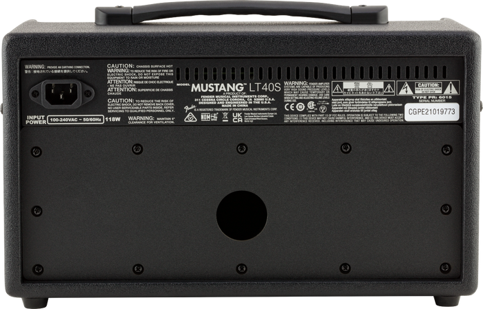 Fender Mustang LT-40S Digital Guitar Combo Amp in Black