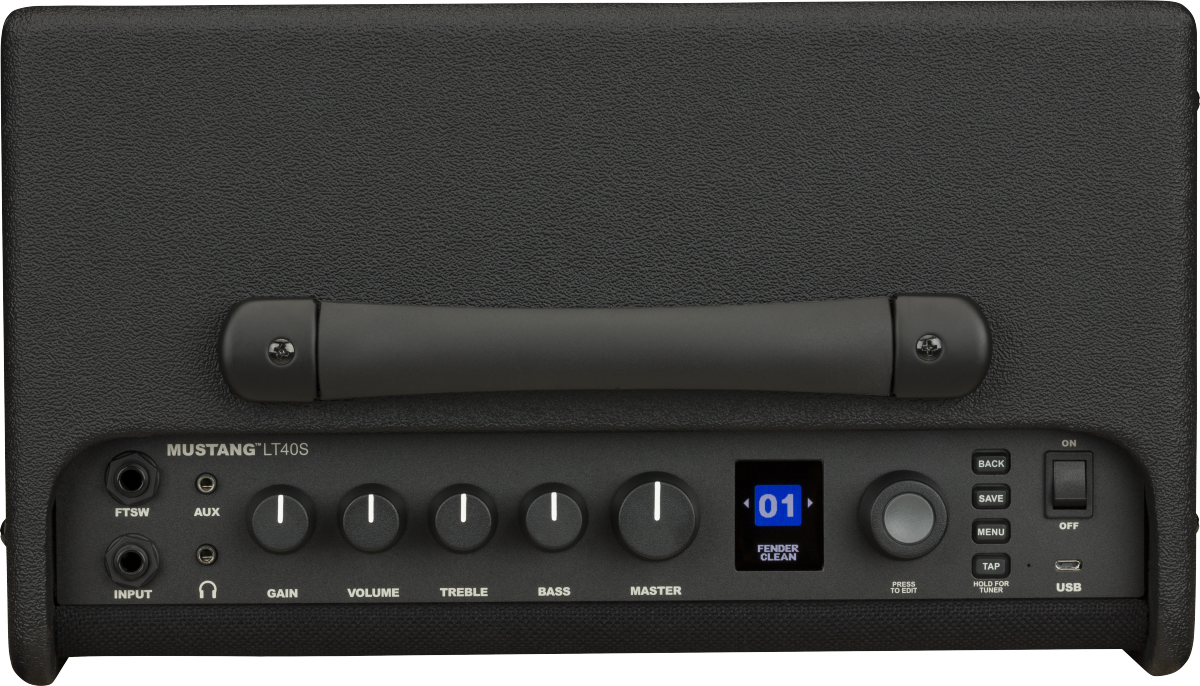 Fender Mustang LT-40S Digital Guitar Combo Amp in Black