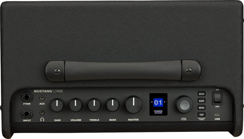Fender Mustang LT-40S Digital Guitar Combo Amp in Black