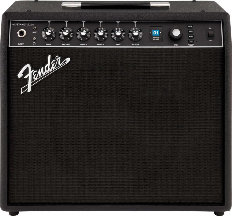 Fender Mustang LTX50 Combo Amplifier in Black