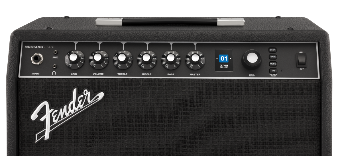 Fender Mustang LTX50 Combo Amplifier in Black