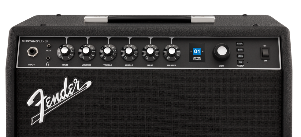 Fender Mustang LTX50 Combo Amplifier in Black
