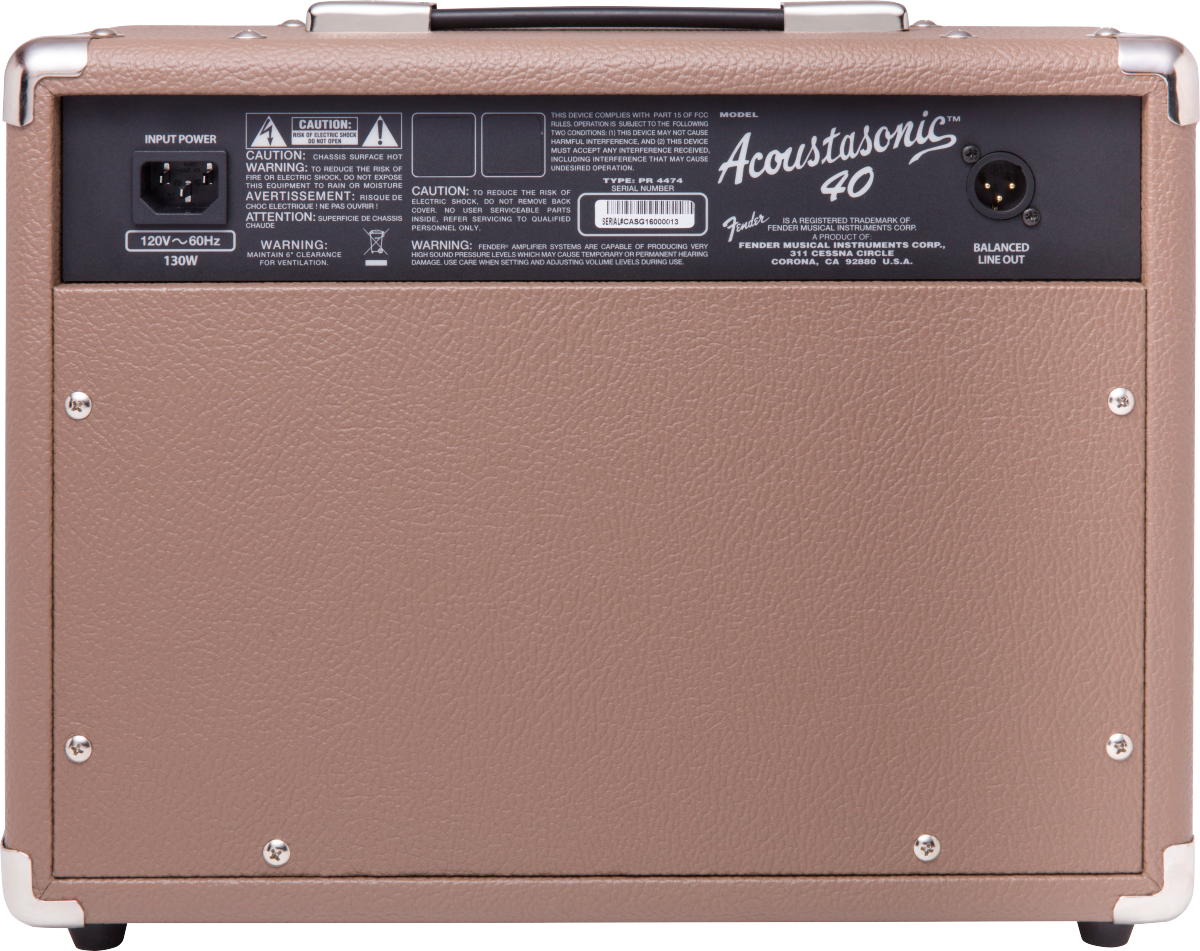 Fender Acoustasonic 40 Acoustic Guitar Amplifier 40w