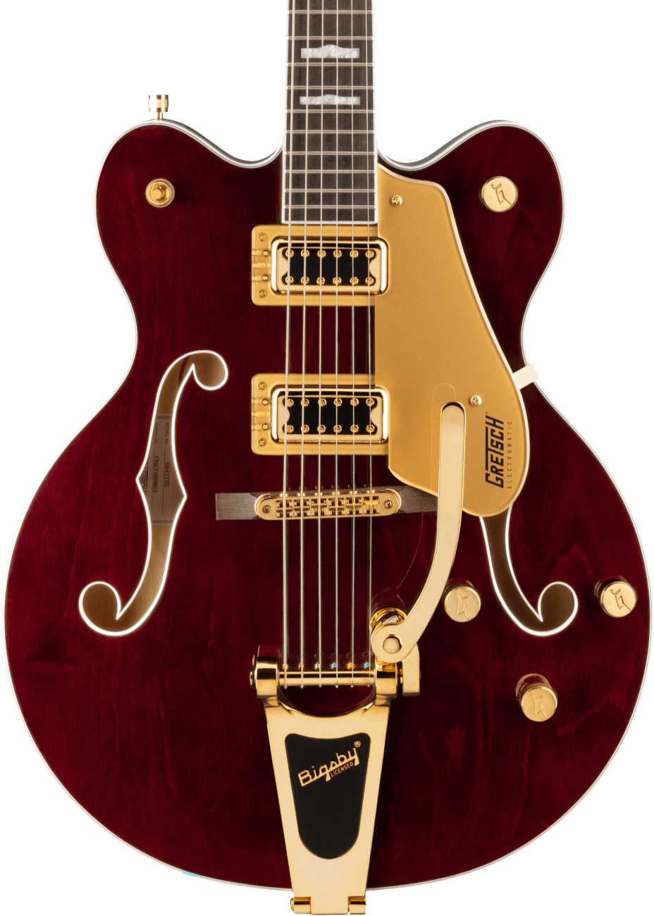 Gretsch G5422TG Electromatic Hollow Body Double-Cut with Bigsby and Gold Hardware in Walnut Stain