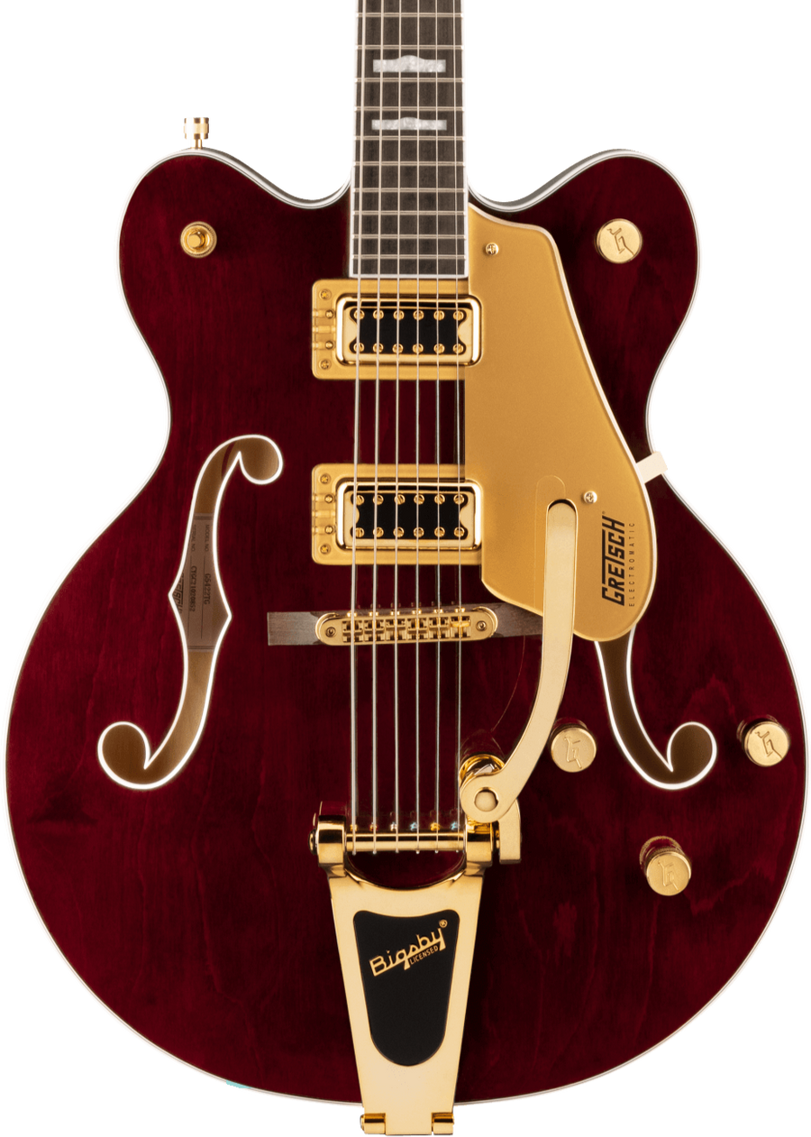 Gretsch G5422TG Electromatic Hollow Body Double-Cut with Bigsby and Gold Hardware in Walnut Stain