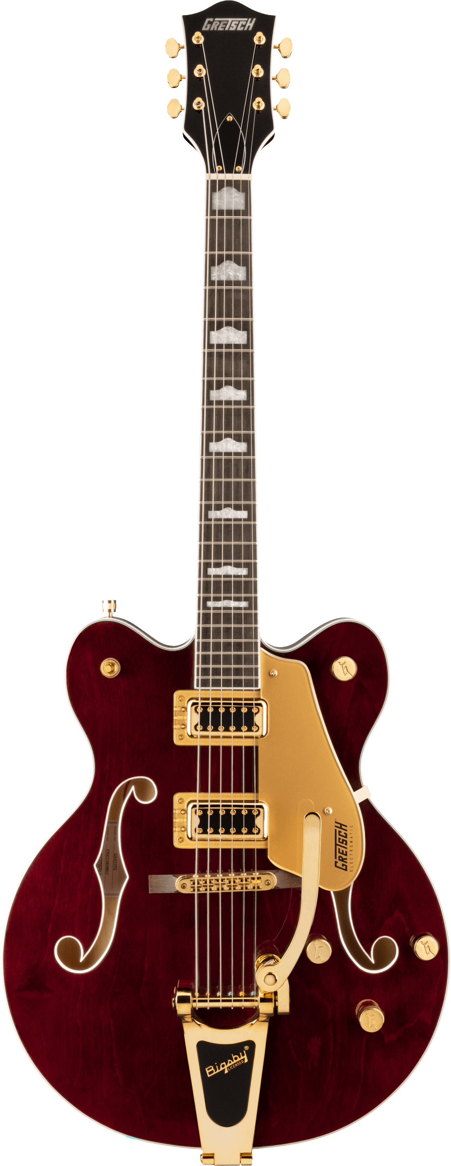 Gretsch G5422TG Electromatic Hollow Body Double-Cut with Bigsby and Gold Hardware in Walnut Stain