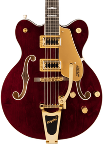 Gretsch G5422TG Electromatic Hollow Body Double-Cut with Bigsby and Gold Hardware in Walnut Stain