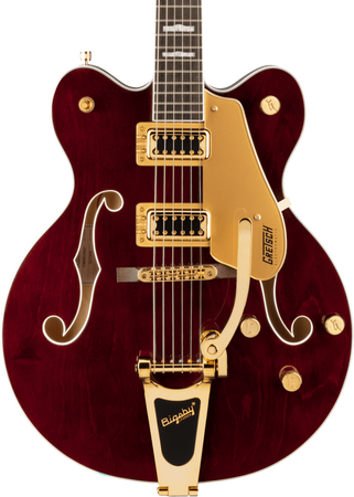 Gretsch G5422TG Electromatic Hollow Body Double-Cut with Bigsby and Gold Hardware in Walnut Stain