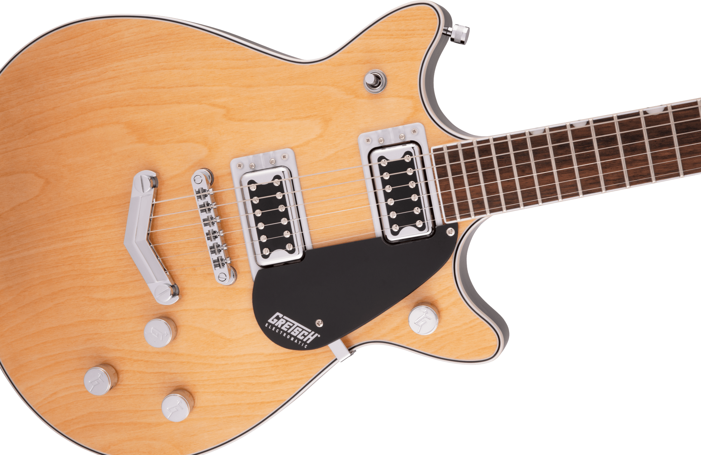 Gretsch G5222 Electromatic Double Jet BT with V-Stoptail in Aged Natural