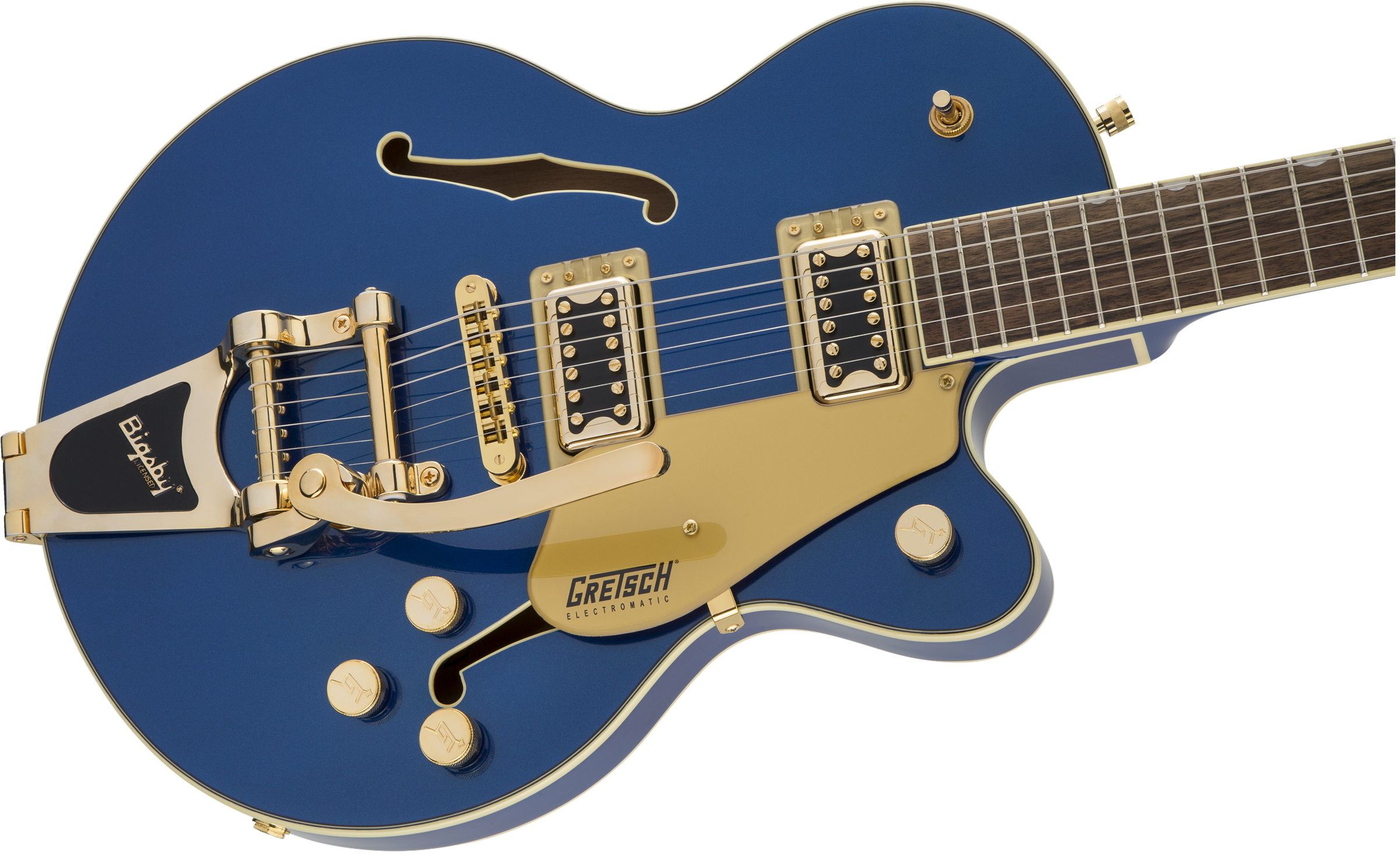 Gretsch G5655TG Electromatic Centre Block Junior Singlecut in Azure Metallic
