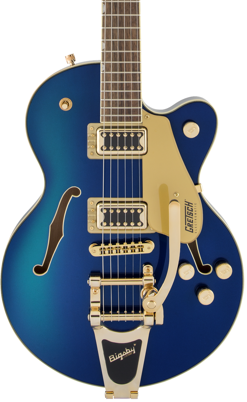 Gretsch G5655TG Electromatic Centre Block Junior Singlecut in Azure Metallic
