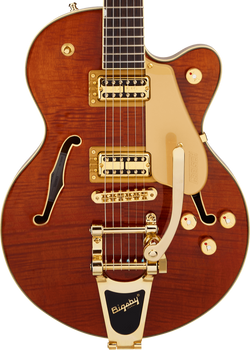 Gretsch Electromatic Ltd Flame Okoume Broadkaster Jr Singlecut avec Bigsby