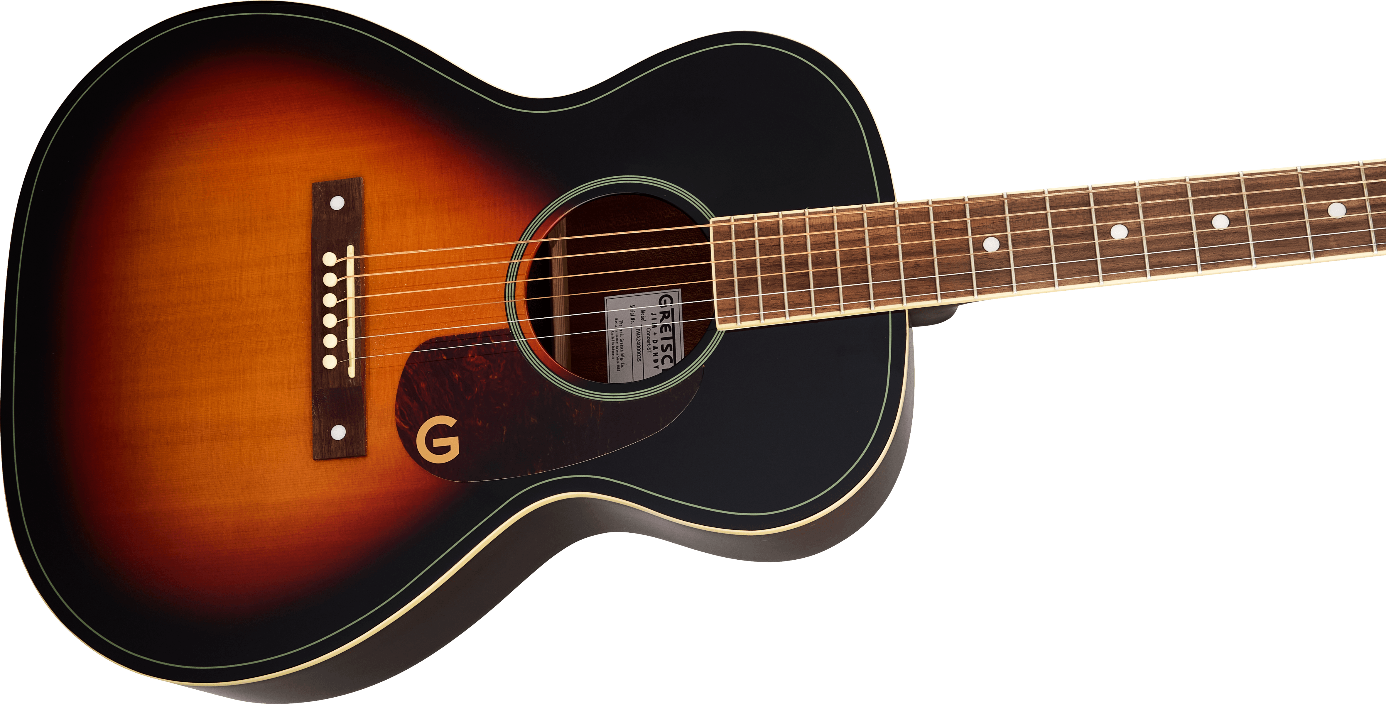 Gretsch Ltd Edition Jim Dandy Concert Acoustic in Heritage Burst