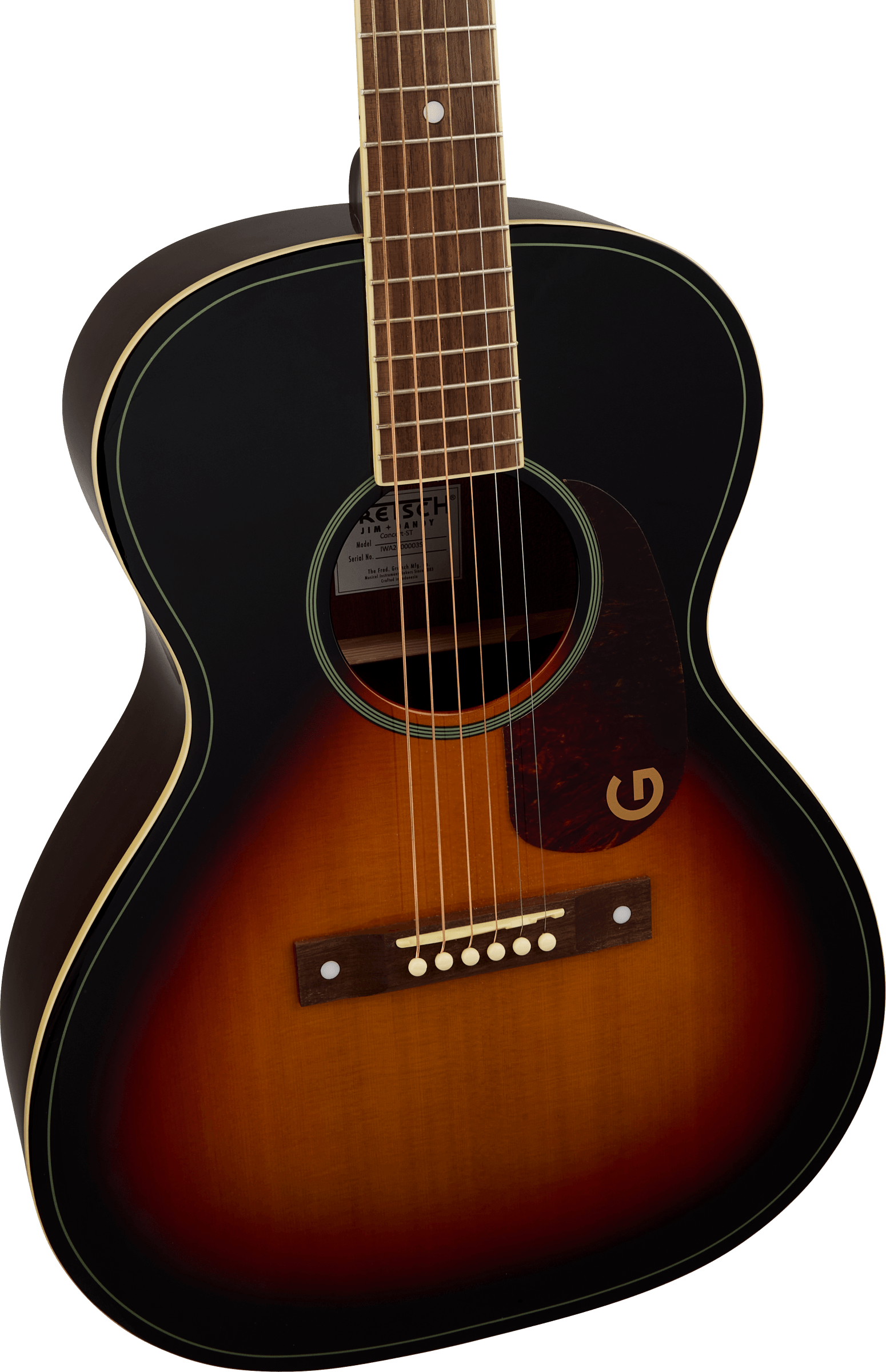Gretsch Ltd Edition Jim Dandy Concert Acoustic in Heritage Burst