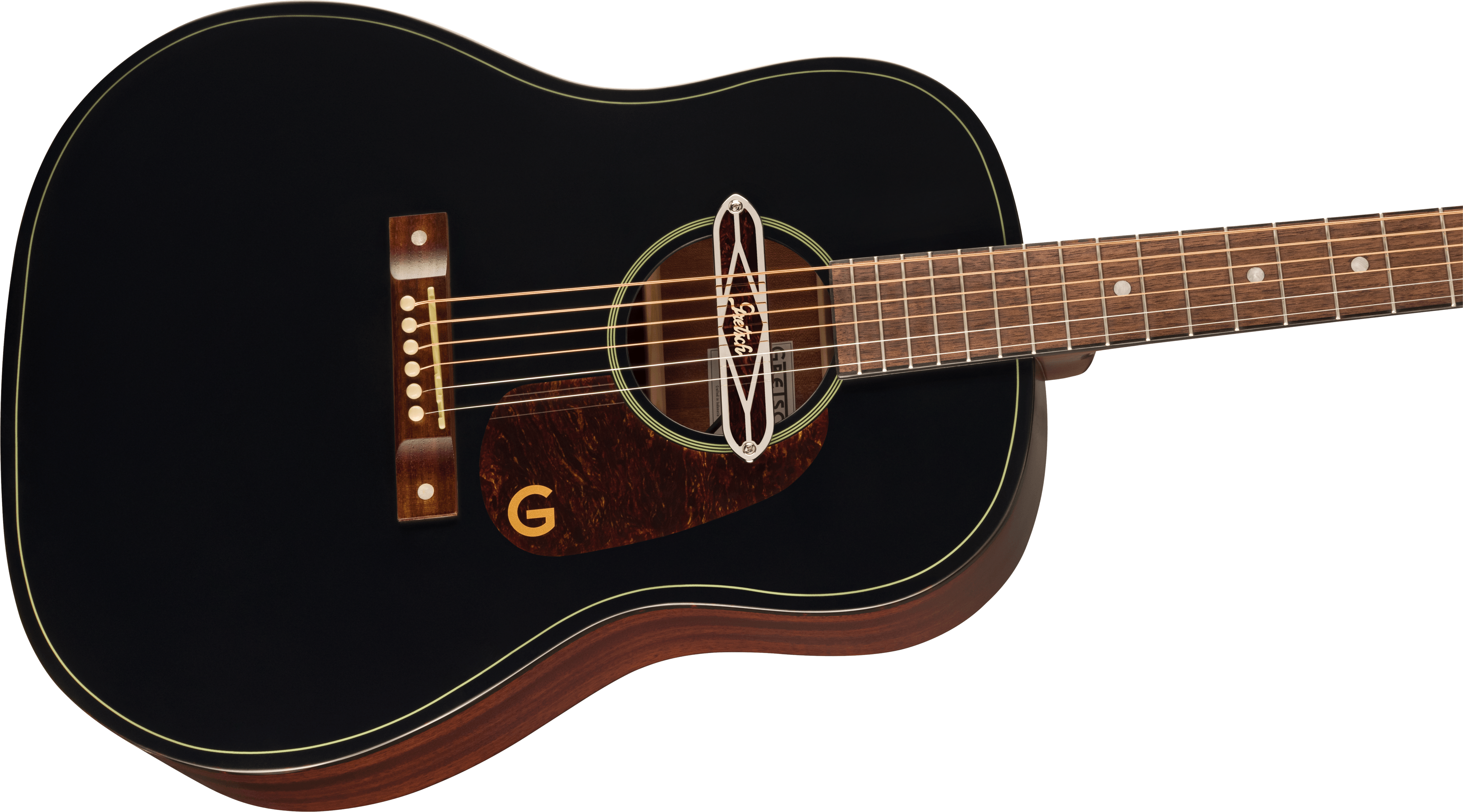 Gretsch Deltoluxe Dreadnought Tortoiseshell Pickguard in Black Top