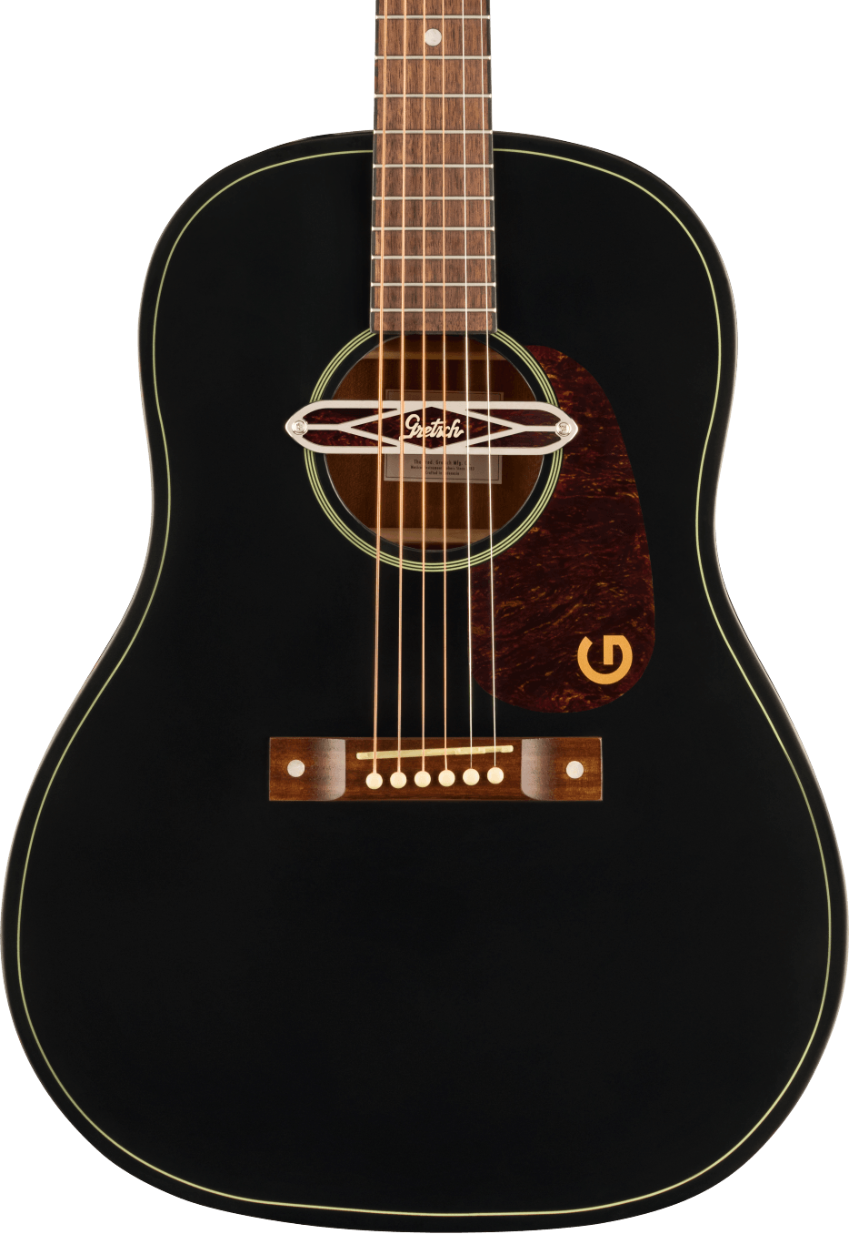 Gretsch Deltoluxe Dreadnought Tortoiseshell Pickguard in Black Top