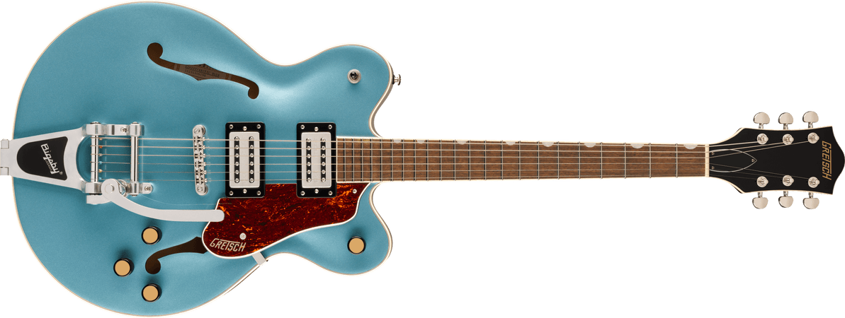 Gretsch G2622T Streamliner Centre Block DC Bigsby in Arctic Blue