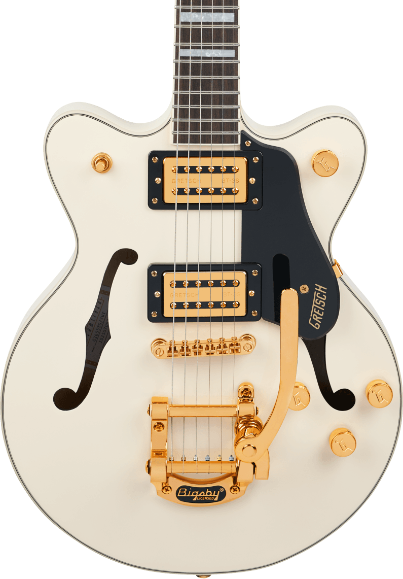 Gretsch Ltd Edition G2655TG Streamliner Centre Block JR Bigsby in Vintage White