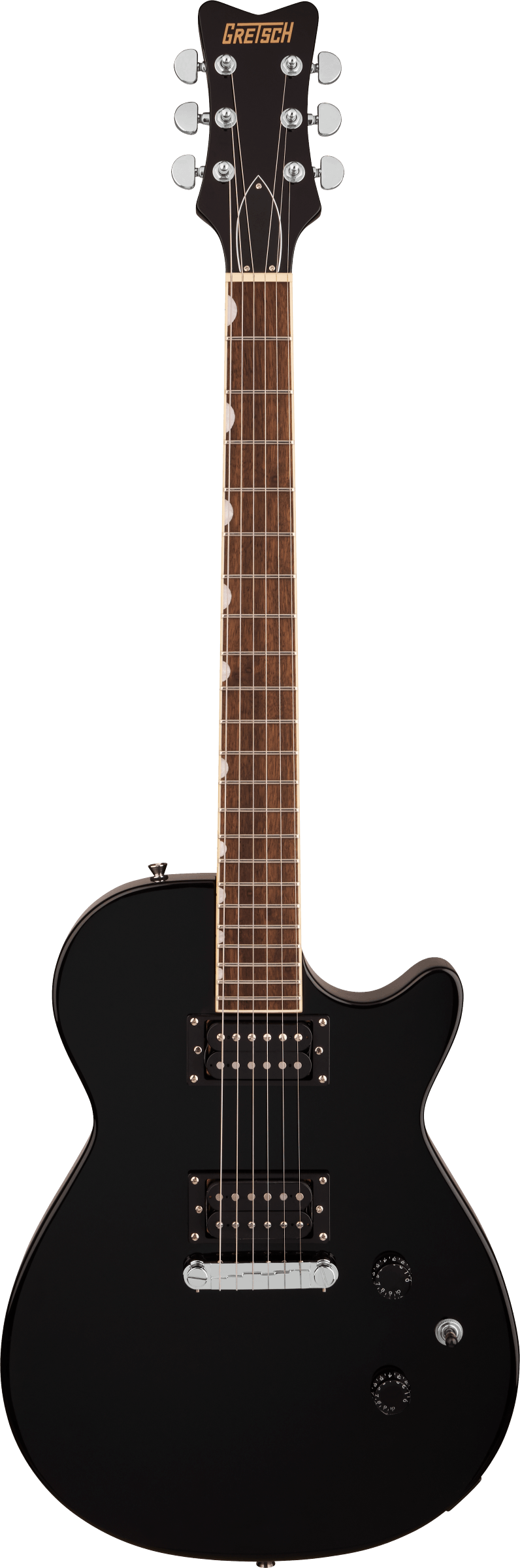 Gretsch Streamliner Jet Solid Body Laurel Fingerboard in Jet Black B-Stock