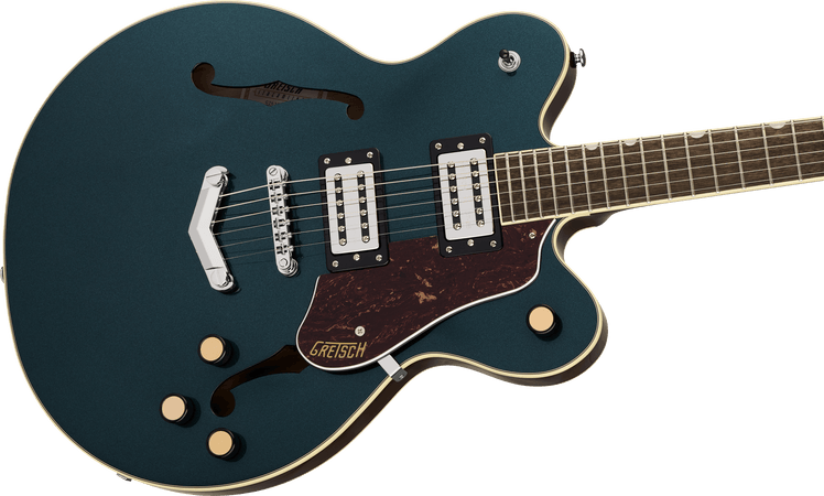 Gretsch G2622 Streamliner Center-Block Double Cut V-Stoptail Bridge in Midnight Sapphire