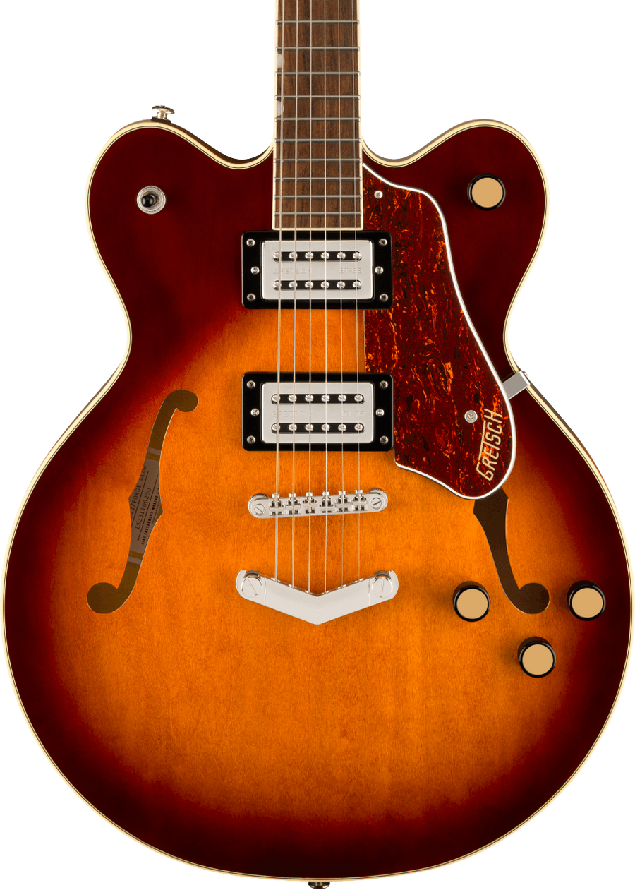 Gretsch G2622 Streamliner Center-Block Double Cut V-Stoptail Bridge in Forge Glow