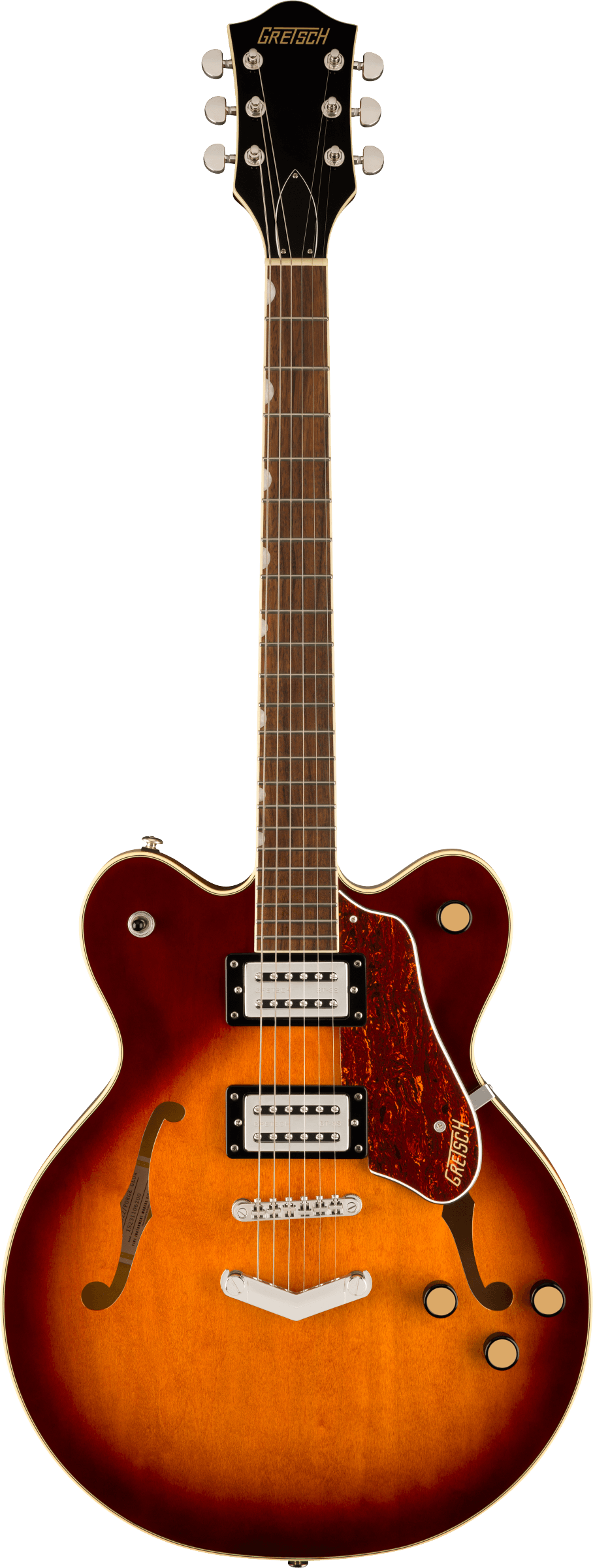 Gretsch G2622 Streamliner Center-Block Double Cut V-Stoptail Bridge in Forge Glow