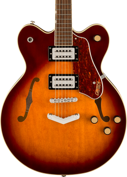 Gretsch G2622 Streamliner Center-Block Double Cut V-Stoptail Bridge in Forge Glow