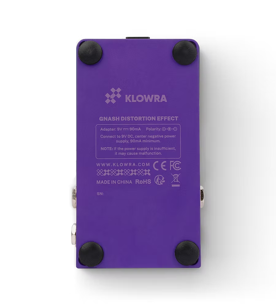 Klowra Effects Gnash Distortion Pedal