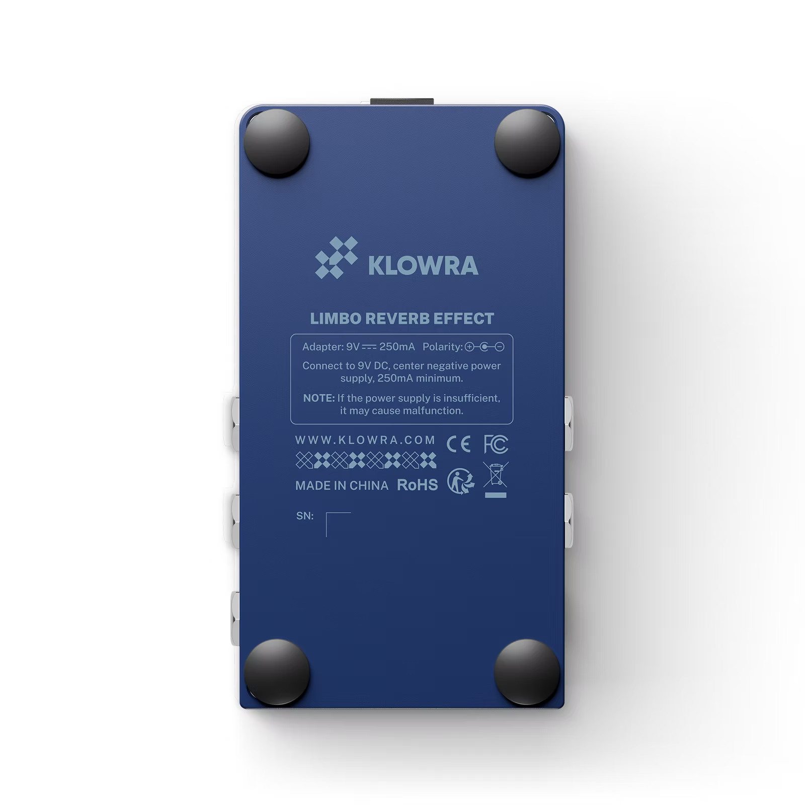 Klowra Effects Limbo Reverb Pedal