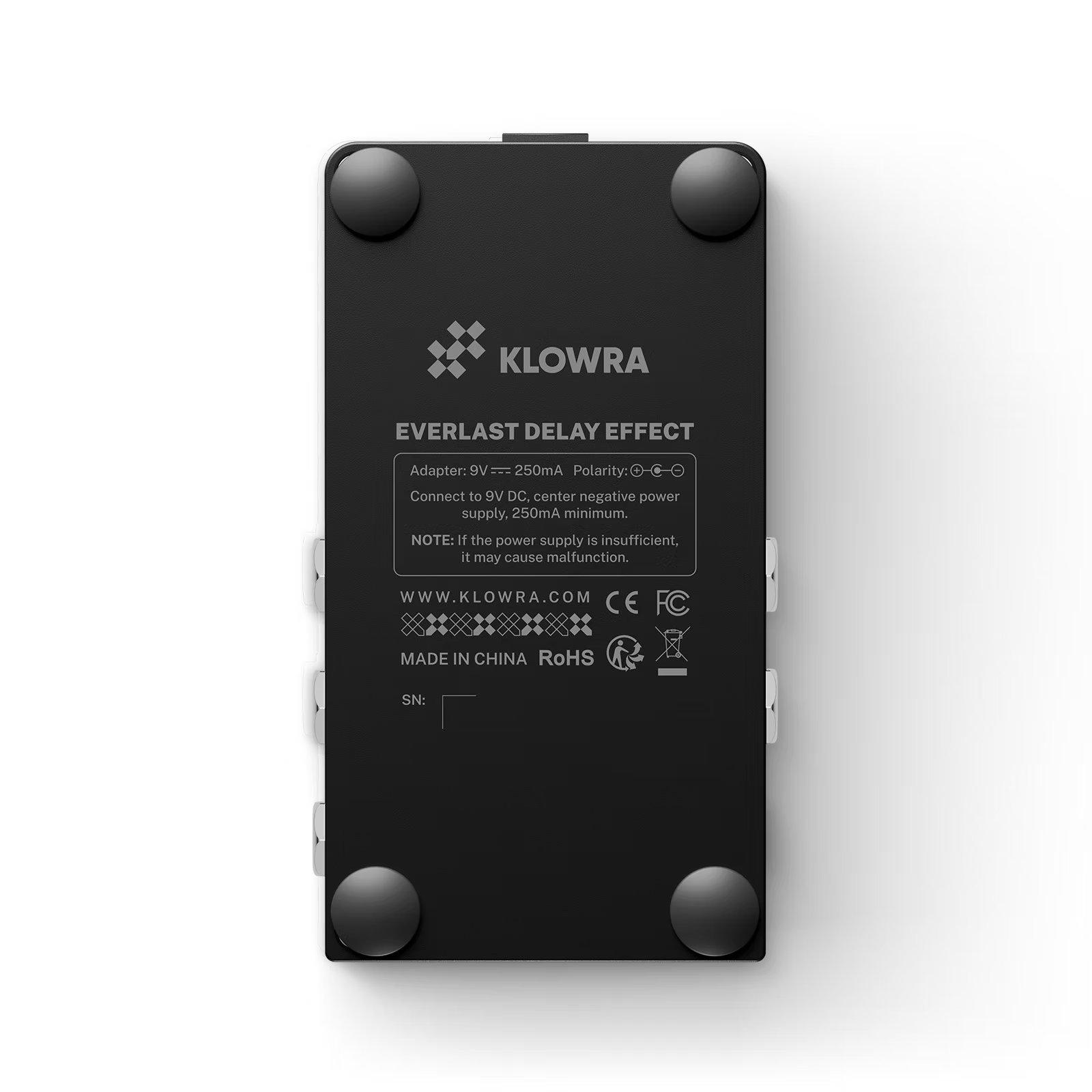 Pédale de delay Klowra Effects Everlast