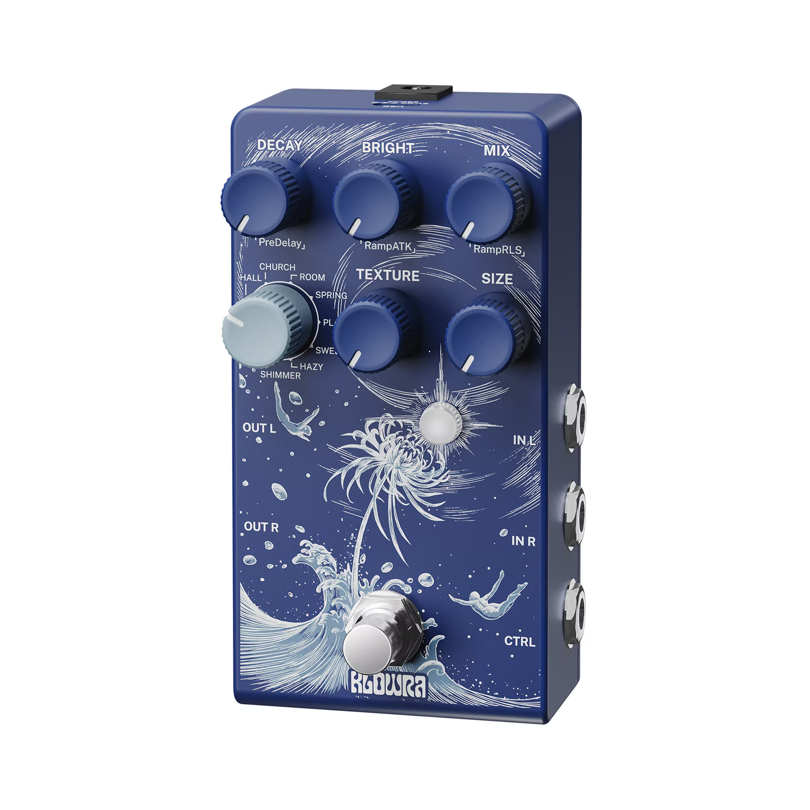 Klowra Effects Limbo Reverb Pedal