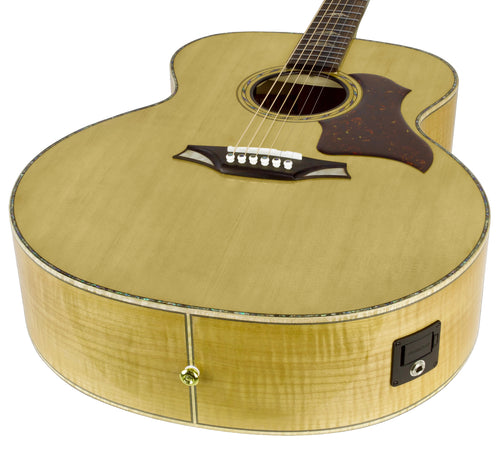 Bromo Denali BAN7E Jumbo Flame Maple Back and Sides with Bag