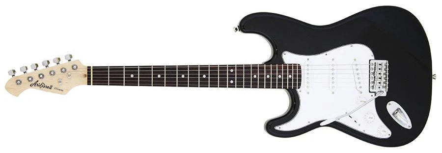 Aria Pro II STG-003 Left Handed Electric Guitar in Black