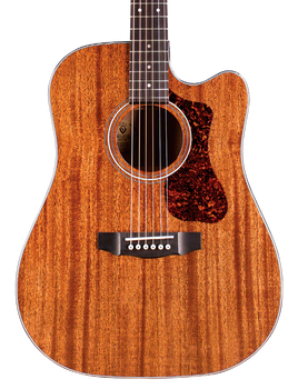 Guild D-120E Dreadnought Electro Cutaway All Solid Mahogany