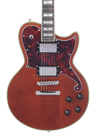 D'Angelico Deluxe Atlantic in Matte Walnut Ex Demo