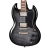 Epiphone SG Tribute Plus Flame Top in Ebony Burst