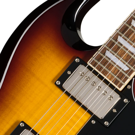 Epiphone SG Tribute Plus Flame Top in Vintage Sunburst