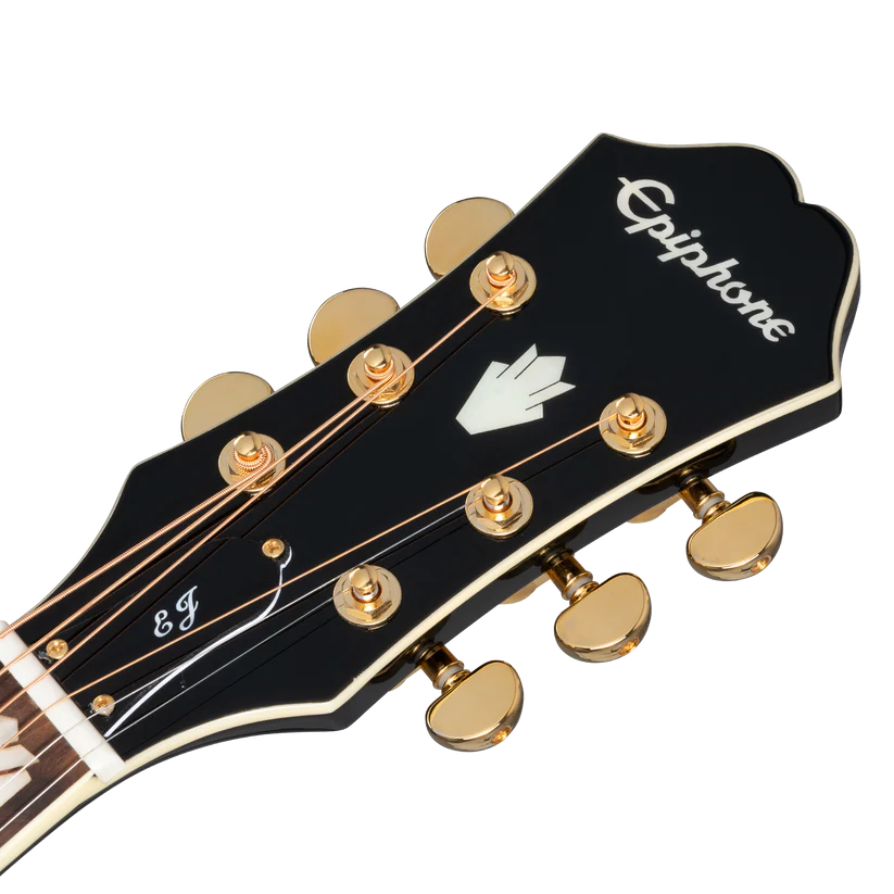 Epiphone J-200 EC Studio Fishman Sonitone in Black