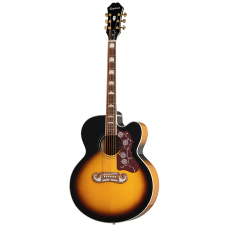 Epiphone J-200 EC Studio Fishman Sonitone in Vintage Sunburst