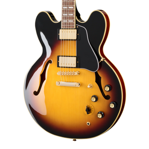 Epiphone ES-345 Semi-Hollow Gold Hardware in Triburst