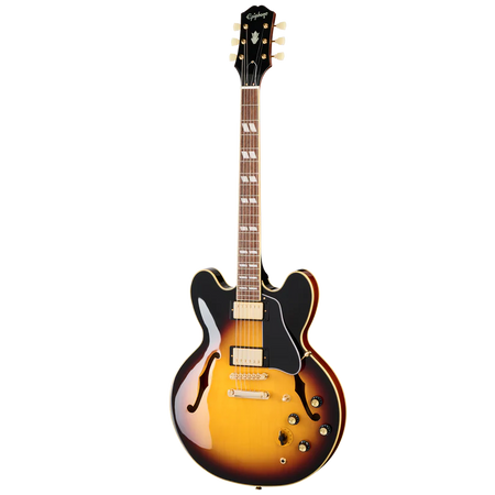 Epiphone ES-345 Semi-Hollow Gold Hardware in Triburst