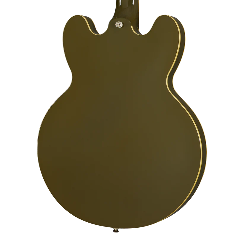 Epiphone ES-335 Semi-Hollow Electric in Worn Olive Drab