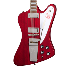 Epiphone 1963 Firebird V Maestro Vibrola in Cherry with Hard Case