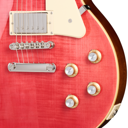 Epiphone Les Paul Standard 60s Figured in Fuchsia in Gig Bag