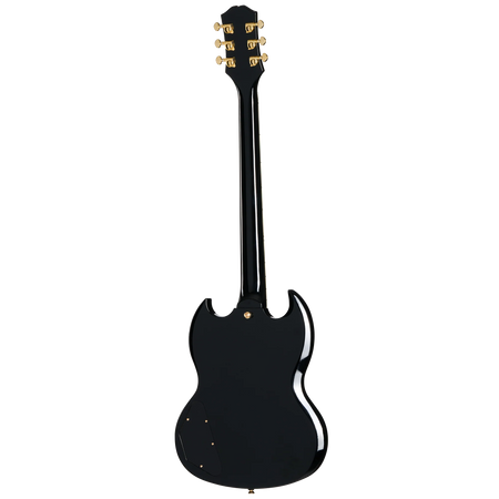 Epiphone SG Custom Gold Hardware HH in Ebony with Gig Bag