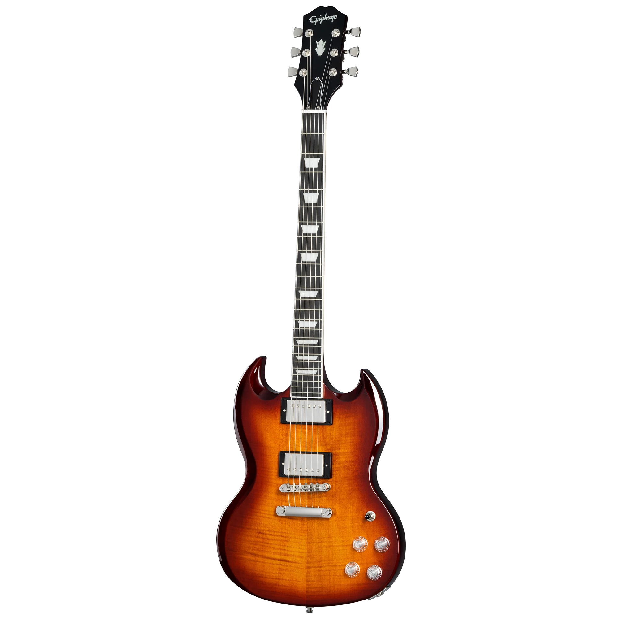Epiphone SG Modern Figured in Mojave Burst with bag